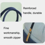 Match Color Cationic Lunch Box Handbag Aluminum Foil Thickened Waterproof Lunch Bag - Image 4