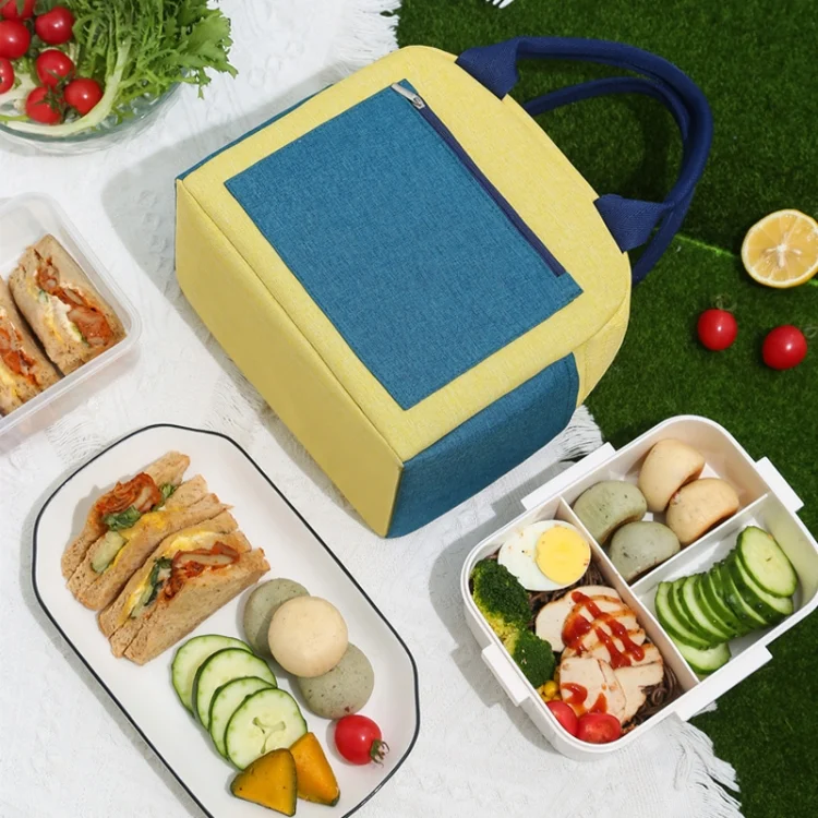 TBD06038855_B5.webp Match Color Cationic Lunch Box Handbag Aluminum Foil Thickened Waterproof Lunch Bag - Image 6