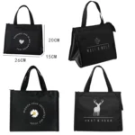 Horizontal Version Thick Waterproof Insulation Bag Oxford Cloth Lunch Bag Tote Bag - Image 2