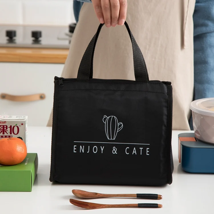 TBD06038858_B4.webp Horizontal Version Thick Waterproof Insulation Bag Oxford Cloth Lunch Bag Tote Bag - Image 5