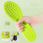 Wormwood Deodorant Running Insoles Memory Foam Breathable Orthopedic Shoes Pad - Image 3