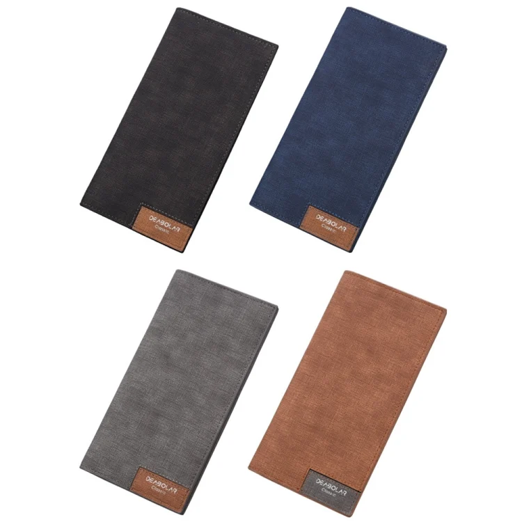 TBD06038866_B1.webp DEABOLAR Large Capacity Men Long Wallet Ultra-thin Paneled Soft Wallet - Image 2