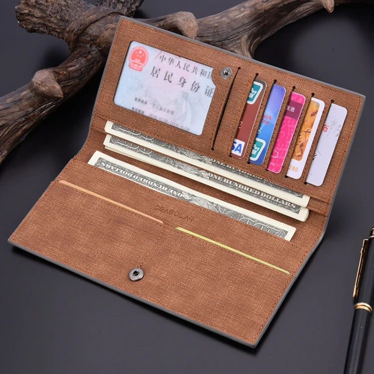 TBD06038866_B6.webp DEABOLAR Large Capacity Men Long Wallet Ultra-thin Paneled Soft Wallet - Image 7