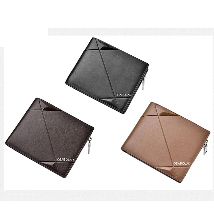 TBD06038899_B1.webp DEABOLAR Men Short PU Leather Tri-fold Horizontal Wallet Large-capacity Multi-card Wallet - Image 2