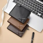 DEABOLAR Men Short PU Leather Tri-fold Horizontal Wallet Large-capacity Multi-card Wallet - Image 8
