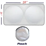 Car Double Circle Sun Visor Heat Insulation Sun Protection Sun Block - Image 7