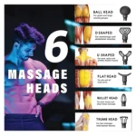 20-speed Touch Control Fascia Massager with 6 Massage Heads,CN Plug - Image 7