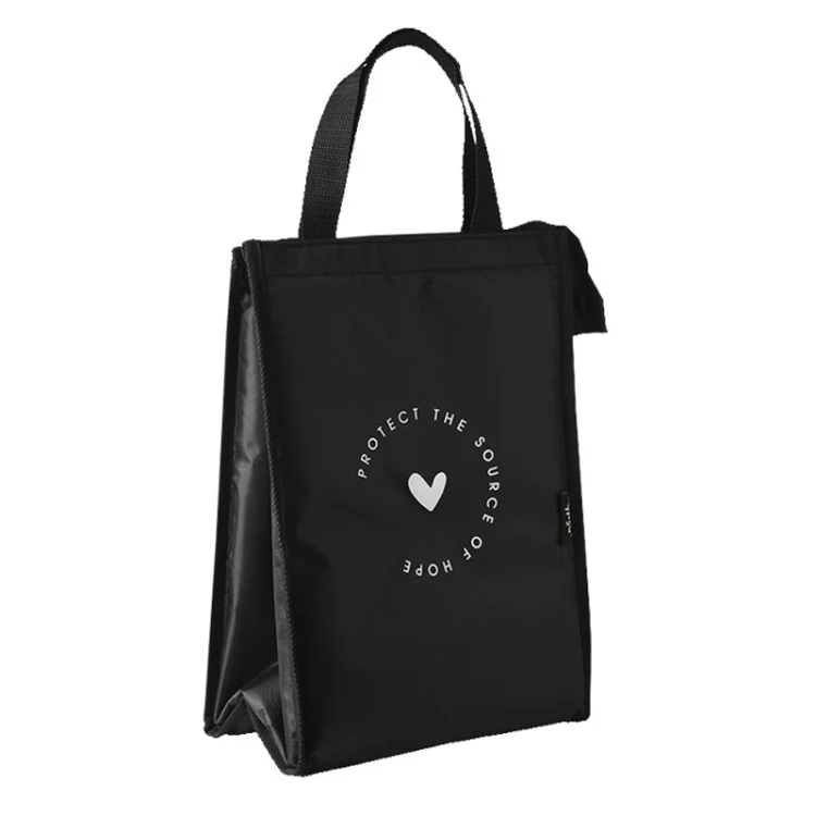 Vertical Version Thick Waterproof Insulation Bag Oxford Cloth Lunch Bag Tote Bag