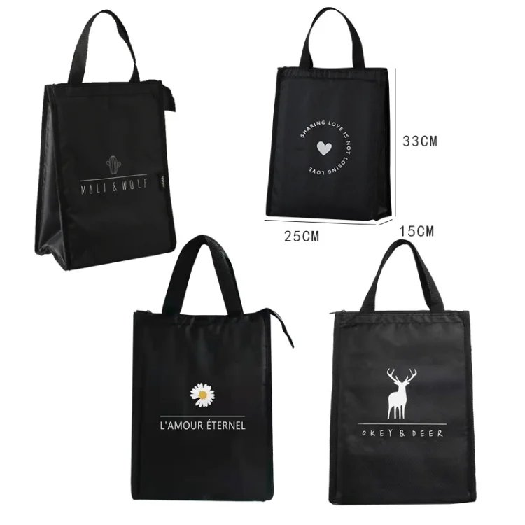 TBD06038943_B1.webp Vertical Version Thick Waterproof Insulation Bag Oxford Cloth Lunch Bag Tote Bag - Image 2