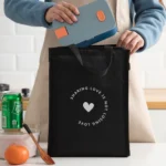 Vertical Version Thick Waterproof Insulation Bag Oxford Cloth Lunch Bag Tote Bag - Image 5