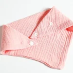 Baby Cotton Gauze Drool Towel + Bow Hairband Set Baby Bibs - Image 6