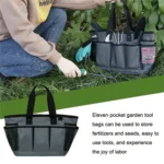 Outdoor Portable Oxford Fabric Gardening Tool Bag Garden Pruning Tool Storage Bag - Image 7