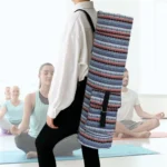 Printed Yoga Shoulder Backpack Thickened Yoga Mat Bag Sports Gym Bag