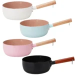 20cm Without Cover Boil Instant Noodles Non-Stick Pan Baby Food Supplement Pan Maifan Stone Small Milk Pot - Image 2