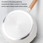 20cm Without Cover Boil Instant Noodles Non-Stick Pan Baby Food Supplement Pan Maifan Stone Small Milk Pot - Image 4