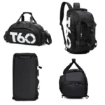 Fitness Football Backpack Swimming Taekwondo Waterproof Nylon Multi-purpose Travel Bag - Image 3