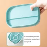 1900ML Large Capacity Microwave Children Sealed Compartment Lunch Box - Image 7