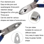 HSD HS-150Z Rusty Screw Removal Plier Necrotic Slip Screw Plier - Image 5