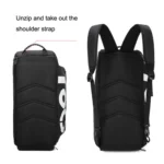 Wet and Dry Separation Fitness Backpack Swimming Taekwondo Waterproof Travel Bag - Image 4