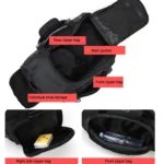 Wet and Dry Separation Fitness Backpack Swimming Taekwondo Waterproof Travel Bag - Image 5