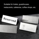 Stainless Steel Hotel Table Countertop Card - Image 3