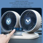 12v/24v Car Fan USB Interface Powerful Double Head Electric Fan - Image 11