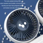 12v/24v Car Fan USB Interface Powerful Double Head Electric Fan - Image 3