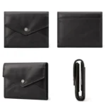 HUMERPAUL RFID Anti-Magnetic Lady Leather Wallet Buckle Card Coin Purse - Image 2