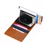 HUMERPAUL RFID Anti-Magnetic Automatic Card Set Credit Card Box Coin Bag - Image 5