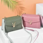 Outdoor Crocodile Pattern Leather Single-Shoulder Crossbody Bag Mobile Phone Bag - Image 7