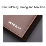 DEABOLAR Large-Capacity Multi-Card Men Short PU Leather Wallet - Image 6