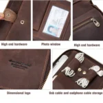 HUMERPAUL Tablet Protective Leather Case Handbag Business Leather Computer Bag - Image 3