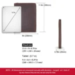 HUMERPAUL Tablet Protective Leather Case Handbag Business Leather Computer Bag - Image 4