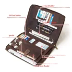 HUMERPAUL Tablet Protective Leather Case Handbag Business Leather Computer Bag - Image 5