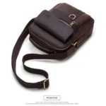 HUMERPAUL Men Leather Cross-Body Bag Shoulder Bag - Image 2