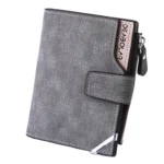 DEABOLAR Casual Retro Canvas Pattern Multifunctional Medium Long Wallet