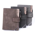 DEABOLAR Casual Retro Canvas Pattern Multifunctional Medium Long Wallet - Image 2