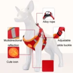 Pet Dog Harness Reflective Anti-break-off Vest-style Leash - Image 2