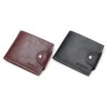 DEABOLAR Large-capacity Multi-card Slot PU Soft Leather Retro Short Wallet - Image 2