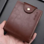 DEABOLAR Large-capacity Multi-card Slot PU Soft Leather Retro Short Wallet - Image 5