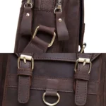 HUMERPAUL Men Shoulder Bag Retro Leather Crossbody Bag - Image 5