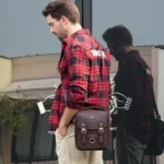 HUMERPAUL Men Shoulder Bag Retro Leather Crossbody Bag - Image 9