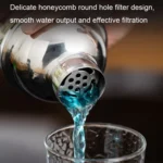 12 In 1 Stainless Steel Bartender Set With Oval Wooden Frame Base Bar Bartending Tools - Image 6