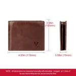 HUMERPAUL RFID Anti-Magnetic Men Pickup Card Bag Metal Chain Short Leather Wallet - Image 4