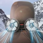 5V 2A Car Rear Seat Back USB Interface Powerful Double-headed Fan