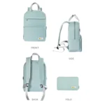 Lightweight Folding Backpack Simple Large Capacity Travel Backpack Cute Casual School Bag - Image 4