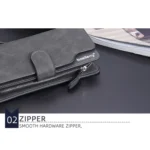 Baellerry Matte Leather Multi-card Slot Men Clutch Bag Zip Buckle Vintage Wallet - Image 6