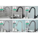 Kitchen Pull-out Universal Telescopic Hot & Cold Water Faucet - Image 9