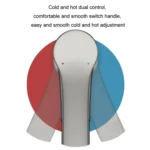 Kitchen Pull-out Universal Telescopic Hot & Cold Water Faucet - Image 4