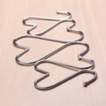 10pcs Multifunctional Stainless Steel Hooks Metal S-Shaped Hook - Image 4